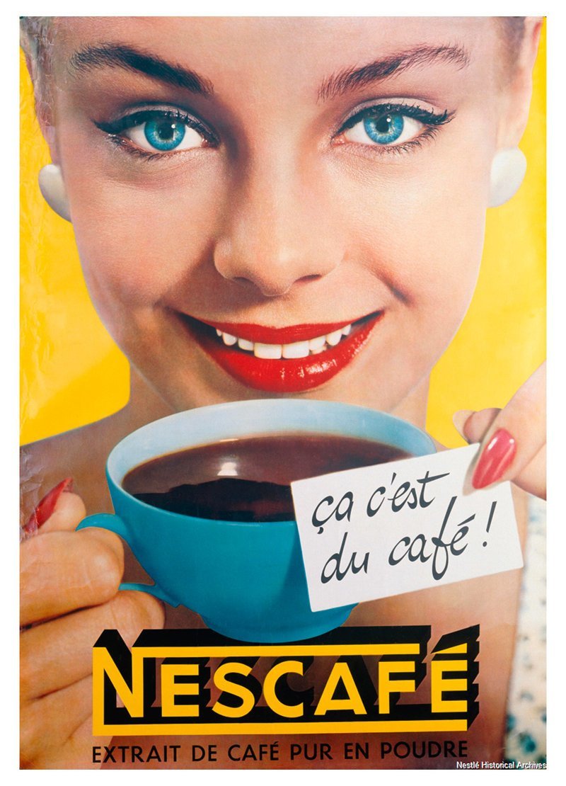 4. Кофе «Nescafe» забавно, креатив, ностальгия, прошлое, реклама, юмор