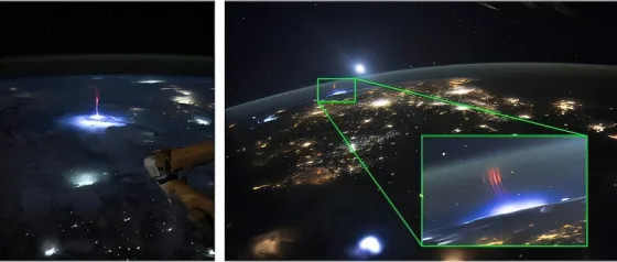 Астронавт NASA с МКС запечатлела гигантский джет над Землёй