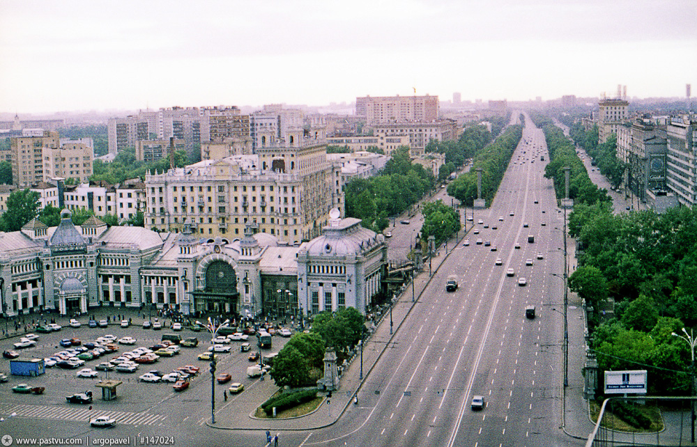 Прогулка по Москве 1990 года