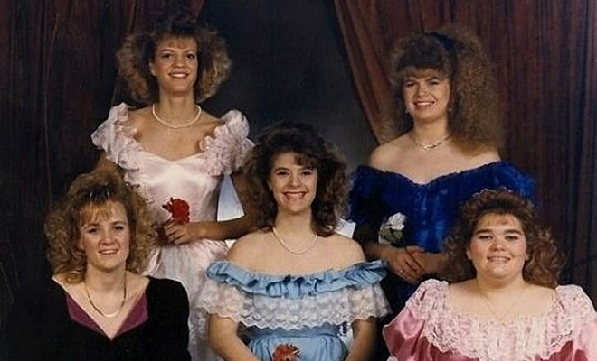 Как одевались на выпускные американские старшеклассницы 80-х и 90-х годов