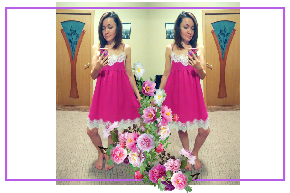 Самая простая выкройка ночной сорочки на бретельках. Мастер-класс Самая простая выкройка ночной сорочки на бретельках. Мастер-класс выкройка