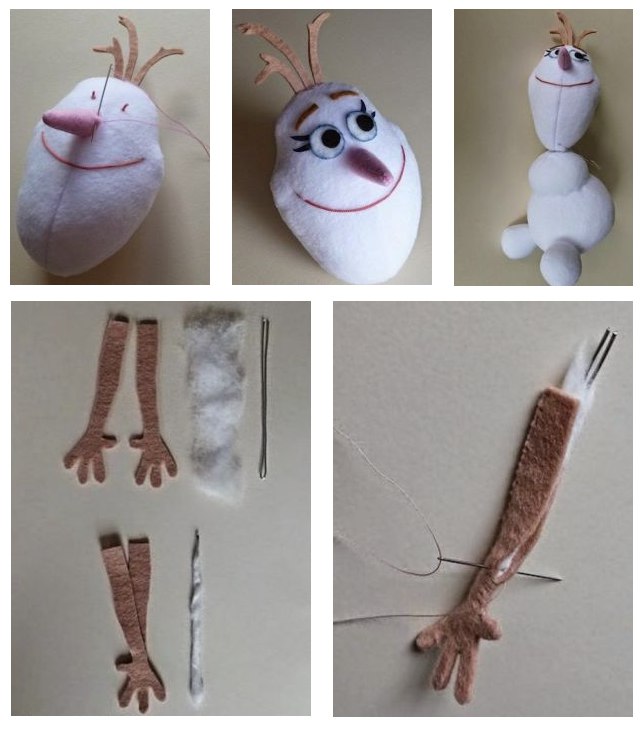 Текстильный снеговик Олаф Текстильный, снеговик, покоряет, своим, очарованиемВ, влюбляется, каждый        