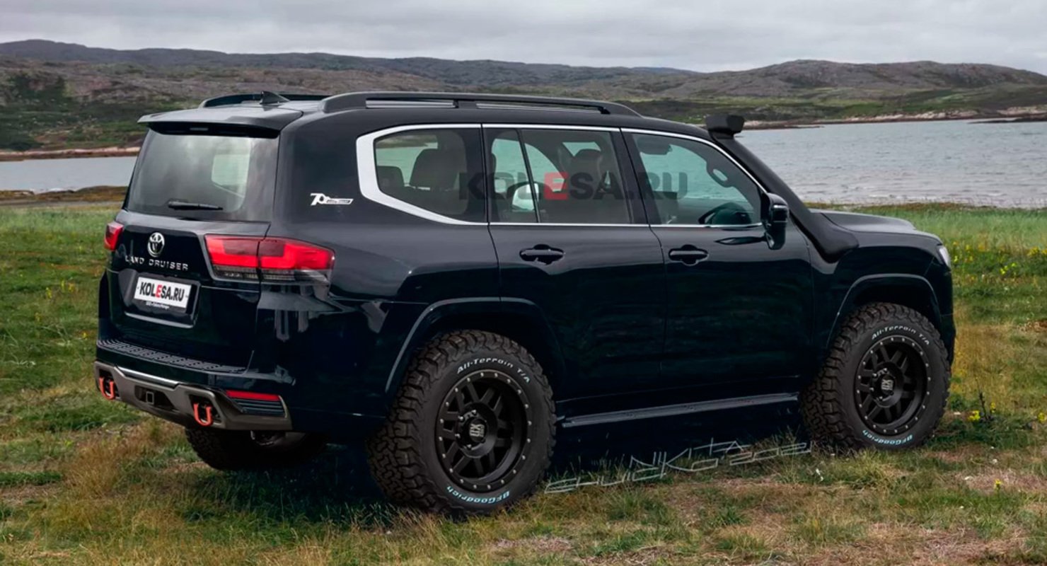 Новое поколение Toyota Land Cruiser 300 предстало на изборажениях в необычном тюнинге