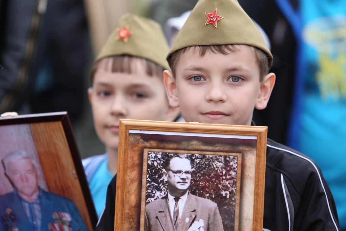 Дети на Бессмертном полку