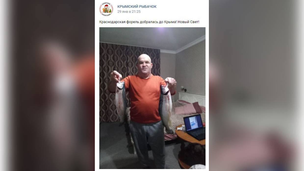 Рыбаки из Крыма начали вылавливать «сбежавших» из питомника в Сочи форель и лосось