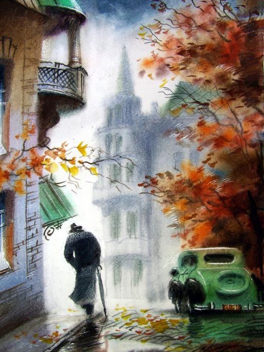 «Капризные» акварели с вихрем эмоций, на которых становятся добрыми даже корабли и кошки «Капризные» акварели с вихрем эмоций, на которых становятся добрыми даже корабли и кошки