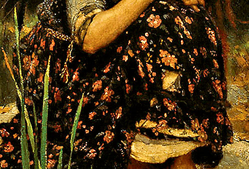 Девочка с персиками. Первая версия 