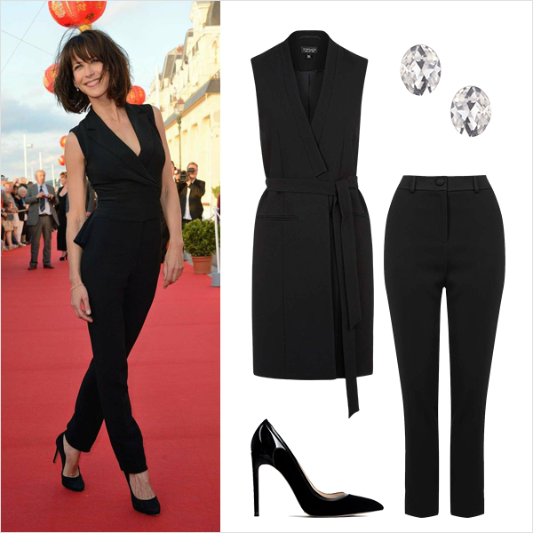 Искусство одеваться по-французски - подборка шикарных образов от Софи Марсо