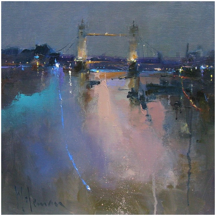 Художник Peter Wileman. Игра света живопись