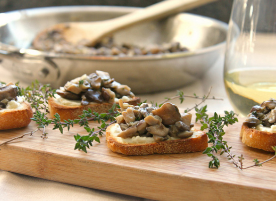 бутерброды с грибами