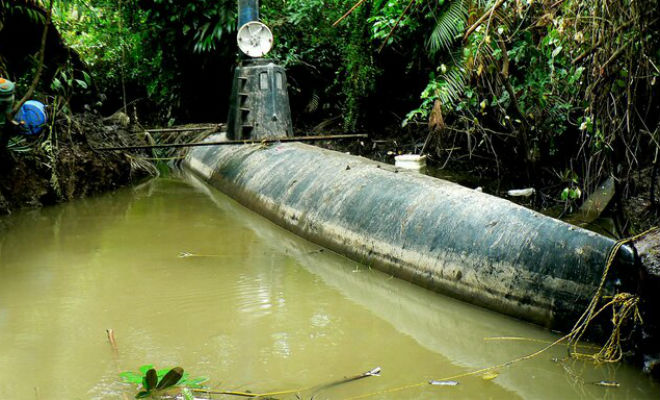 Самодельные субмарины картелей: сделаны ручным сварочным аппаратом и хранятся в джунглях