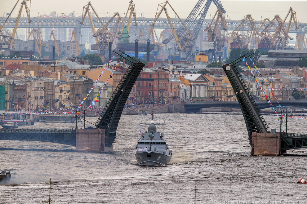 Как готовятся к параду ВМФ 2018 в Санкт-Петербурге