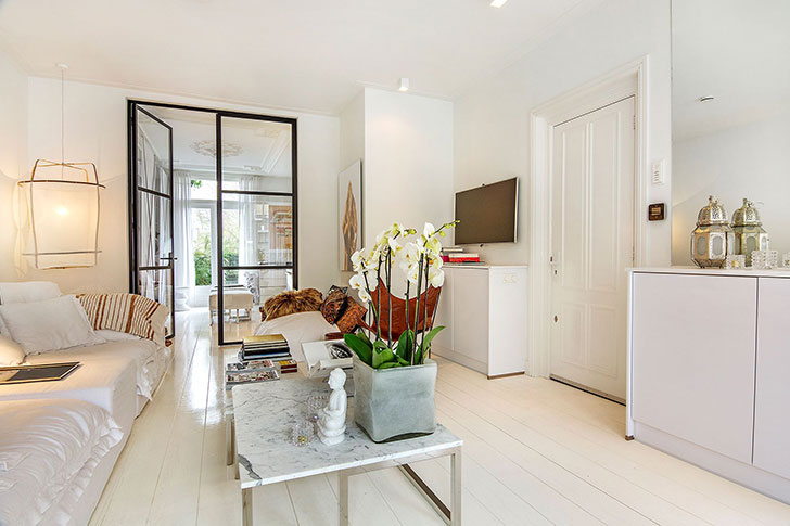 Квартира с интересным дизайном в Амстердаме Квартира с интересным дизайном в Амстердаме идеи для дома,интерьер и дизайн