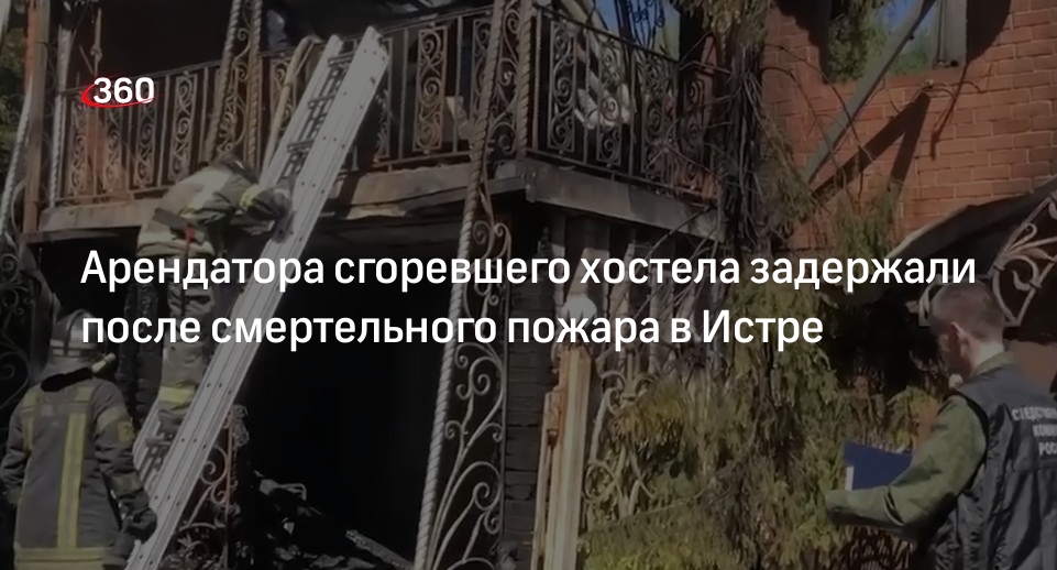 СК: арендатора дома, сгоревшего в СНТ в Истре, задержали