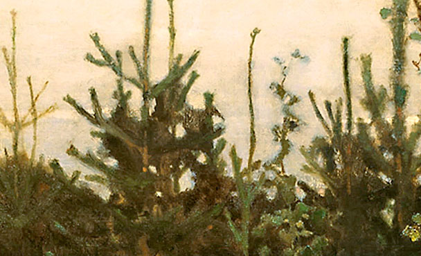 Девочка с персиками. Первая версия 