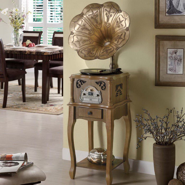 Граммофон и патефон как предмет декора винтажного интерьера Граммофон и патефон как предмет декора винтажного интерьера идеи для дома,интерьер и дизайн