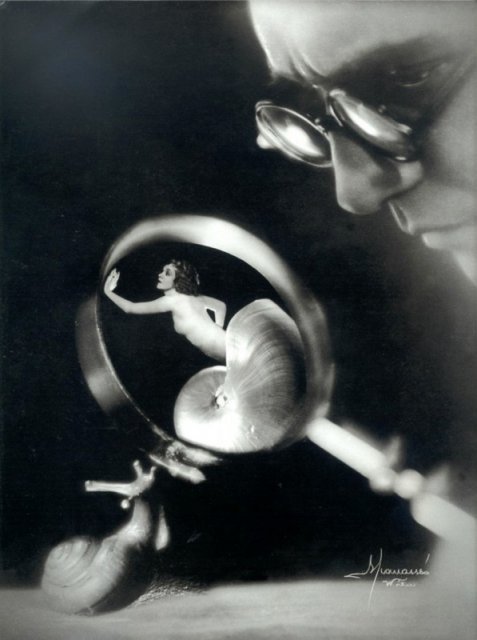 Улитка. Photo Studio Manassé,1933 история, люди, мир, фото