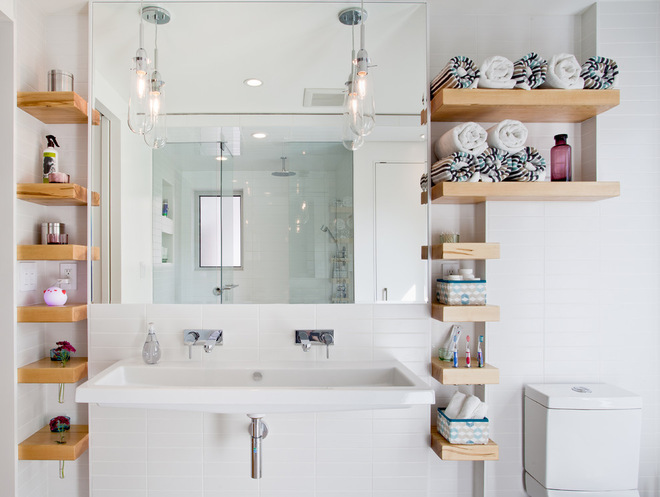 Современный Ванная комната by Wanda Ely Architect Inc.