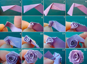 Розы из бумаги - варианты