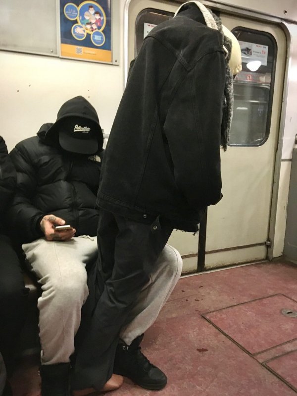 Чудаки и модники из метро Чудаки и модники из метро позитив,смешные картинки,юмор