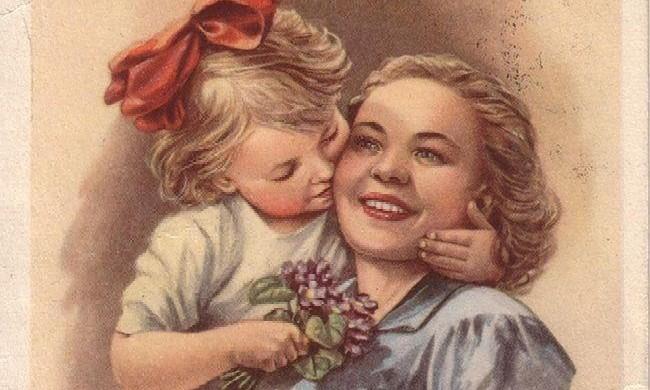 Коллаж советских открыток к 8 марта