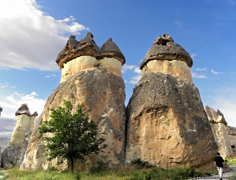 4. Каменные грибы Каппадокии, Турция интересно, история, камни, скалы, факты, чудеса света