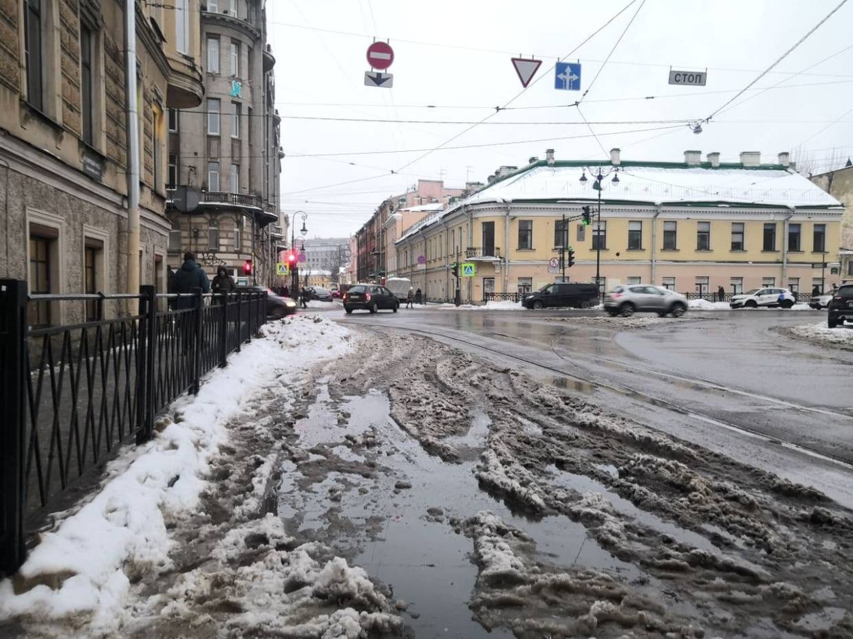 Петербуржцы не согласны с претензиями властей, что припаркованные машины мешают уборке снега