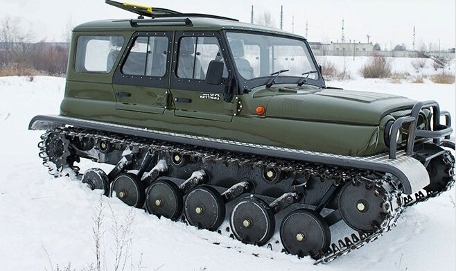 Гусеничный УАЗ? Нет – это вездеход «Ухтыш» Гусеничный УАЗ? Нет – это вездеход «Ухтыш» вездеходы