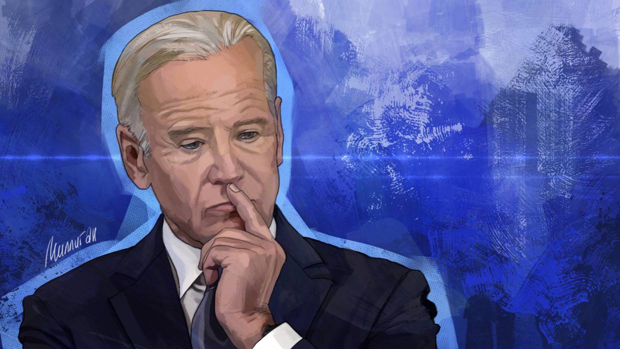 Рейтинг Байдена резко упал в начале 2022 года