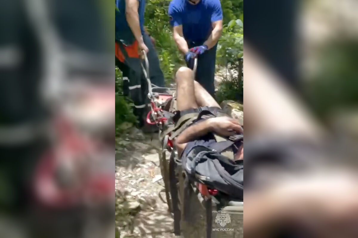 В Сочи спасли туриста, получившего травмы в Агурском ущелье
