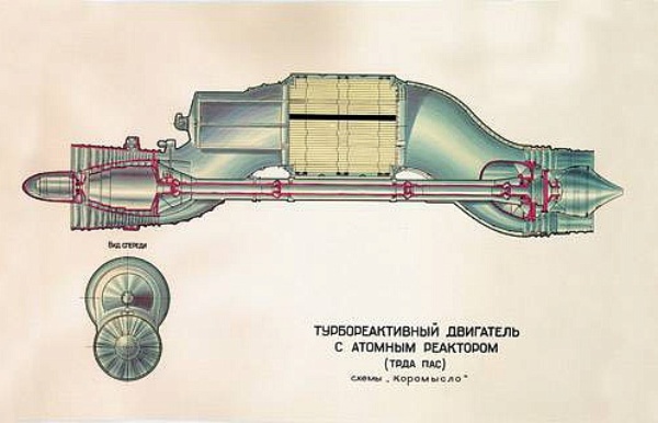 История появления и создания самолетов с атомным реактивным двигателем