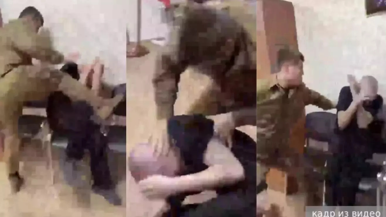 Адам Кадыров избивает арестанта в СИЗО