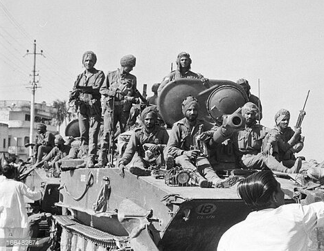Пенджабский батальон Армии Индии на танках ПТ-76 в Восточном Пакистане. Фото ANI