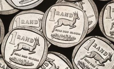 South African Rand coins are seen in this illustration picture taken October 28, 2020. REUTERS/Mike Hutchings/Illustration