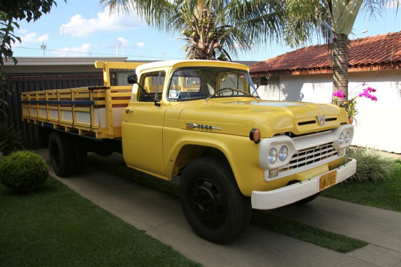 Ford F-600 (1964) - бразильская модель ford, американские грузовики, грузовик