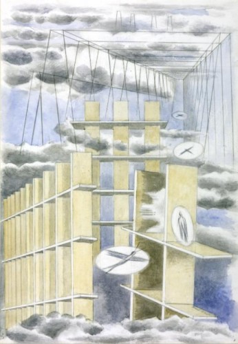 Mansions of the Dead 1932 Paul Nash 1889-1946 Purchased 1981 http://www.tate.org.uk/art/work/T03204