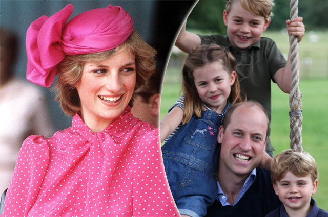 "Папа скучает по тебе!": дети Кейт Миддлтон и принца Уильяма смастерили открытки в память о принцессе Диане