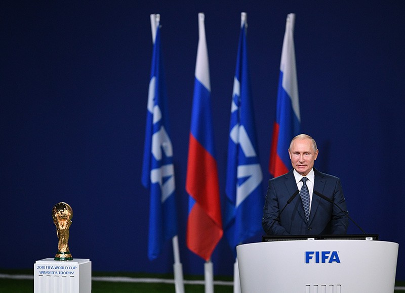 Путин на конгрессе ФИФА
