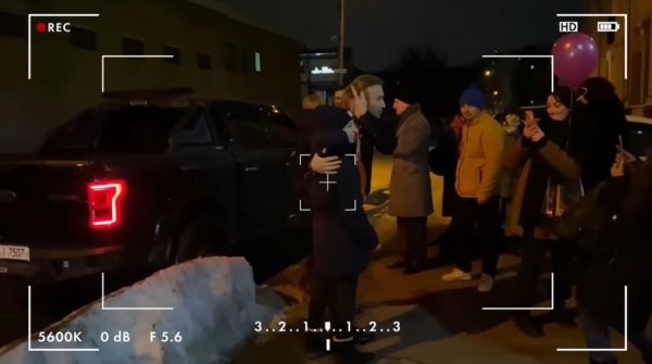 Машина Олега Винника, скриншот из видео Kyiv LIVE