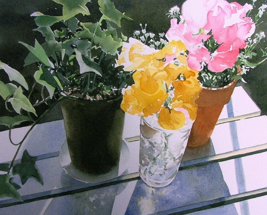 Картины, залитые теплом и светом. Художник Абе Тошиюки 