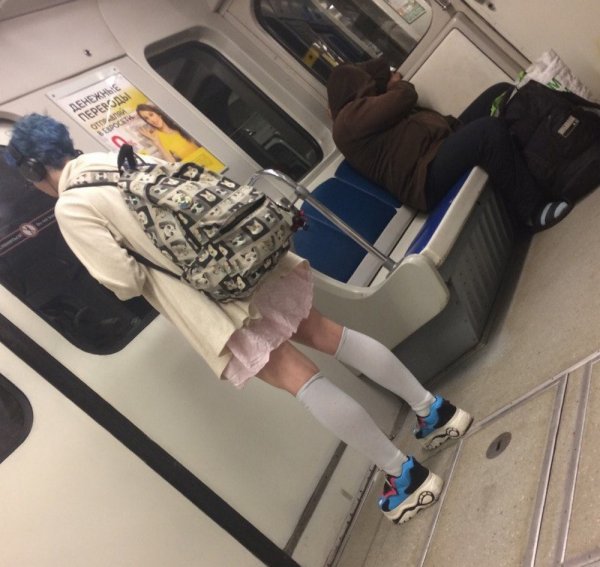 Чудаки и модники из метро Чудаки и модники из метро позитив,смешные картинки,юмор