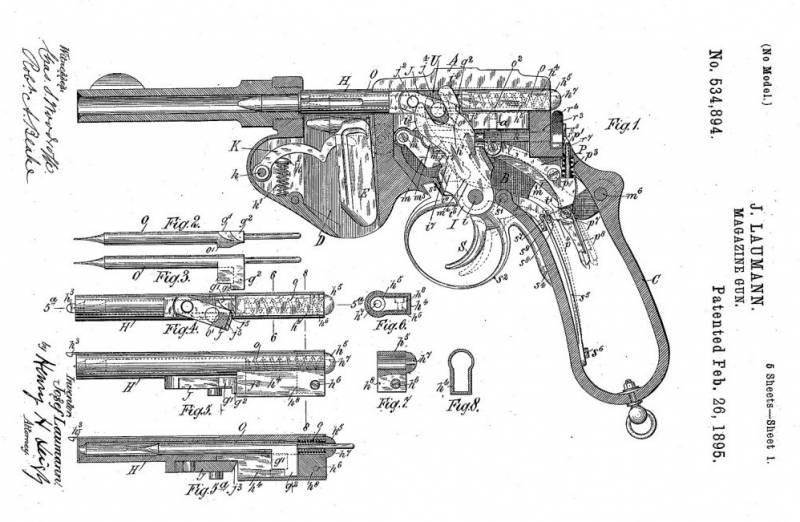 Они были первыми: пистолеты Лаумана и Борхарда Они были первыми: пистолеты Лаумана и Борхарда оружие