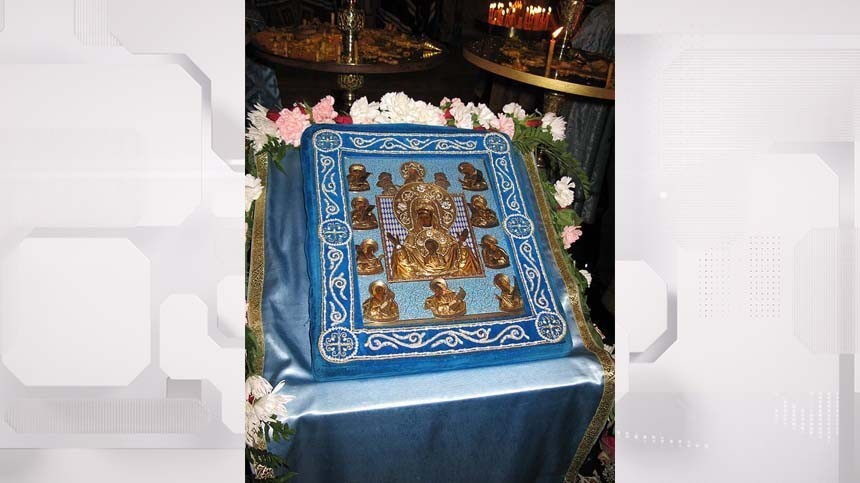 Патриарший молебен у чудотворной Курской-Коренной иконы Божией Матери «Знамение» в Мюнхене.