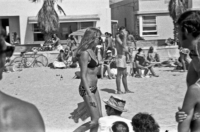 50 лет назад: один день на калифорнийском пляже страны,туризм