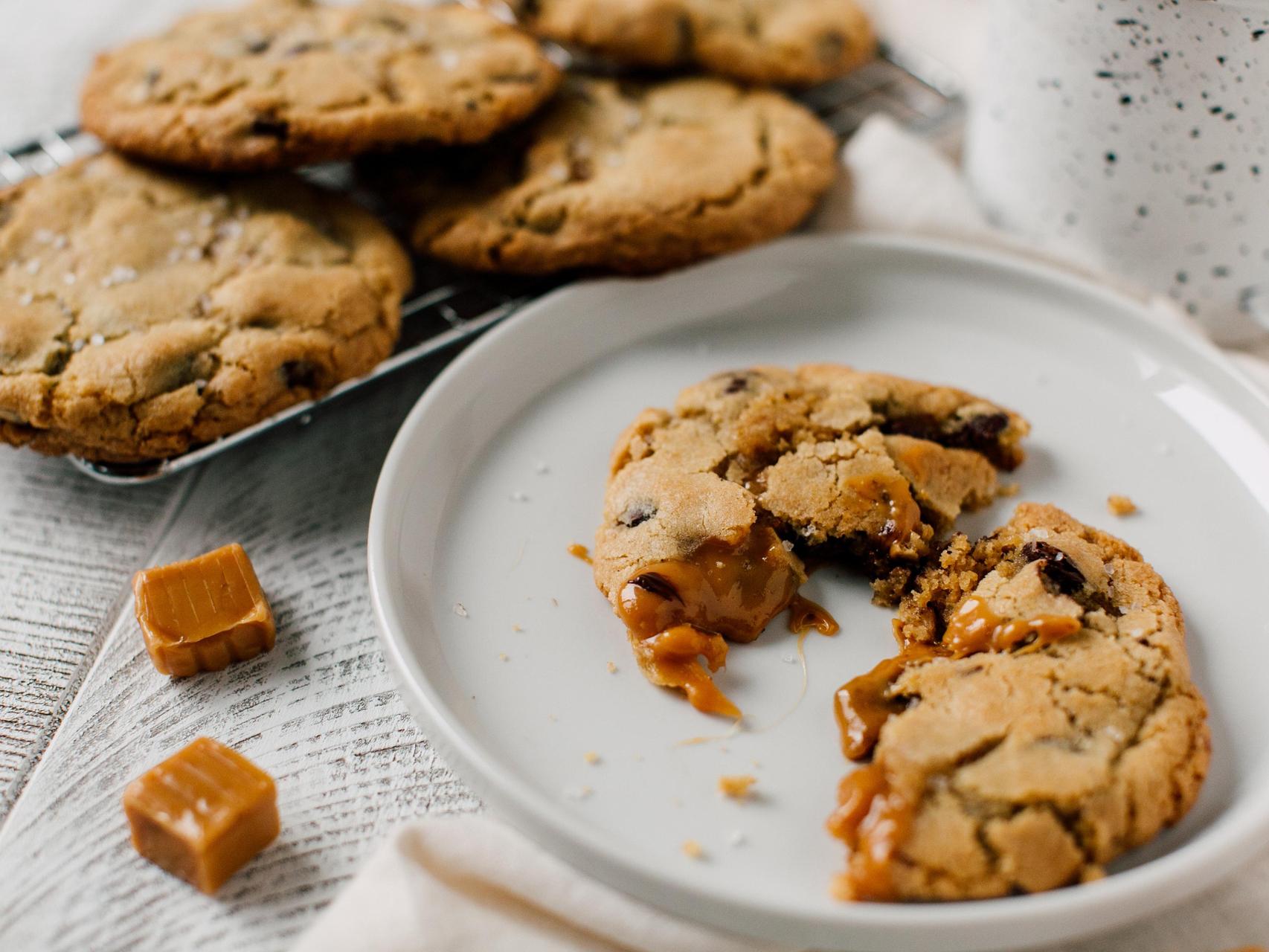 Chocolate Chips and Cream, extreme close up