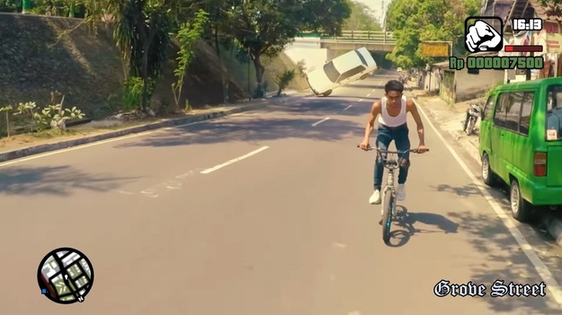 GTA San Andreas показали в реальности GTA San Andreas показали в реальности gta san andreas,Игровые новости,Игры