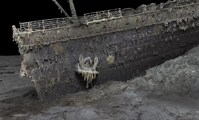 Новые детальные фото Титаника и модель показывают, что корабль мог встретиться с айсбергом иначе 