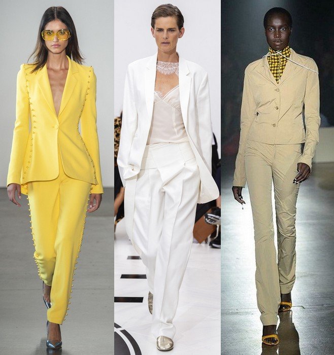 Брючные костюмы в летнем гардеробе 2019 Брючные костюмы в летнем гардеробе 2019 дизайнеры,колллекции,мода,мода и красота,модные тенденции