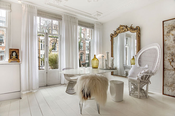 Квартира с интересным дизайном в Амстердаме Квартира с интересным дизайном в Амстердаме идеи для дома,интерьер и дизайн