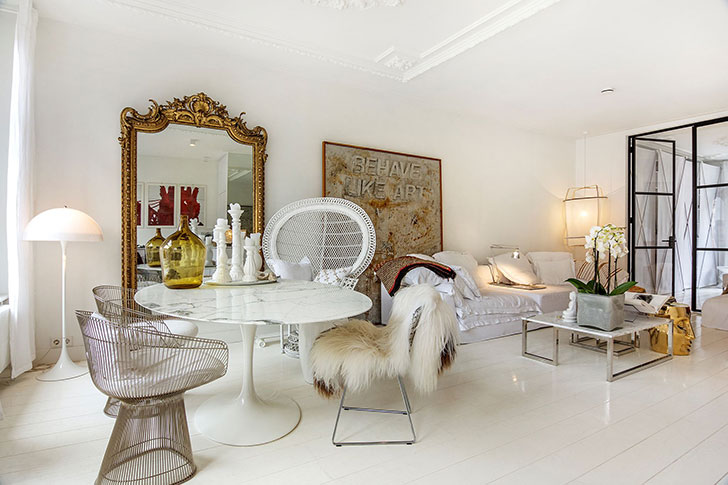 Квартира с интересным дизайном в Амстердаме Квартира с интересным дизайном в Амстердаме идеи для дома,интерьер и дизайн